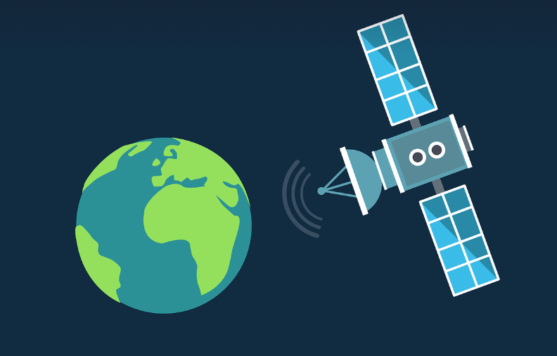 illustration photo of GPS satellite