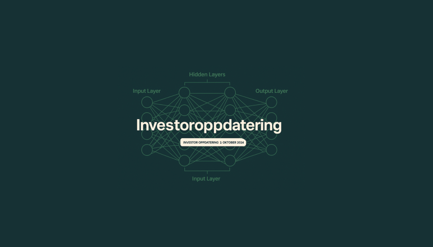 Investoroppdatering - Teknisk