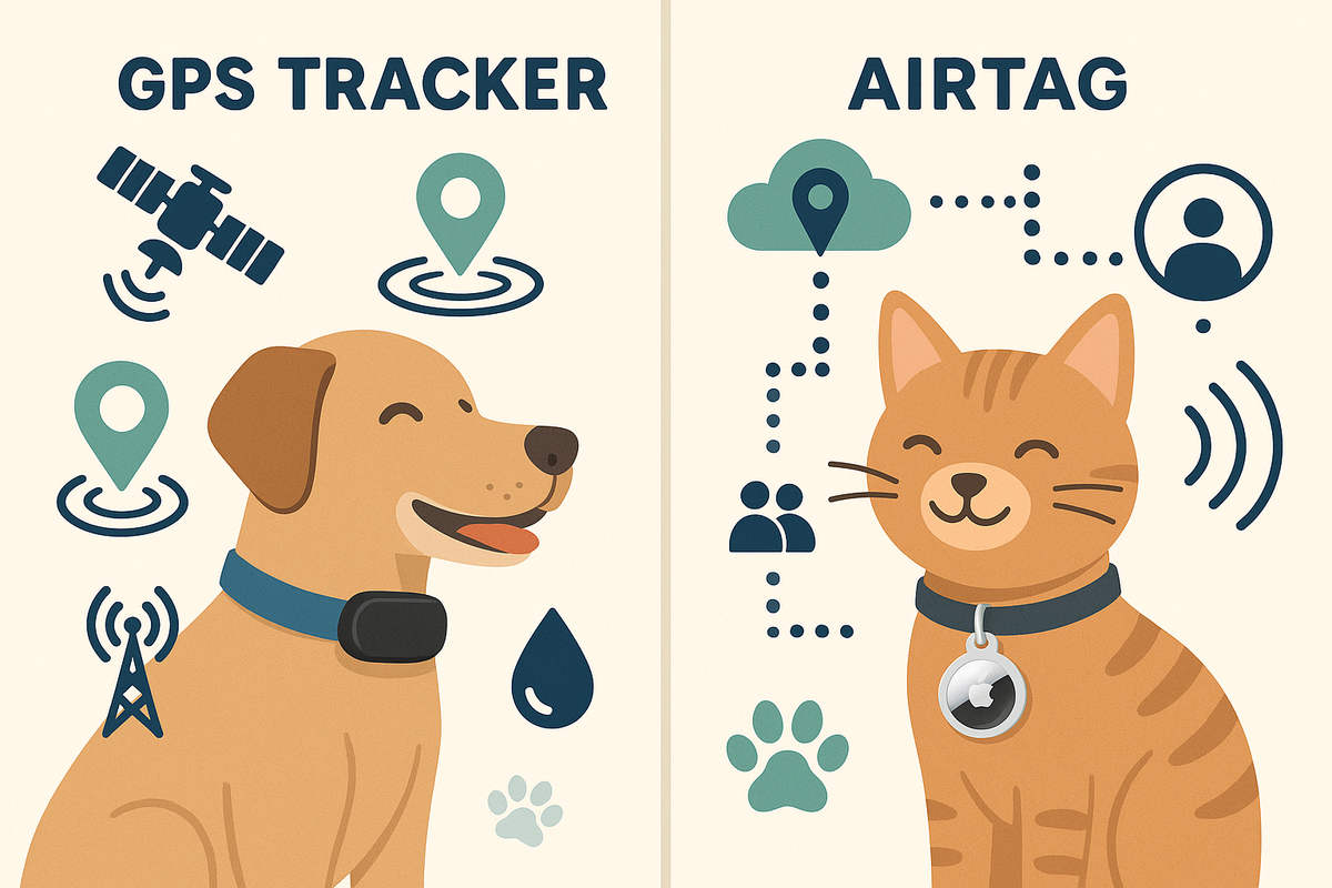 Illustration photo of GPS trackers for dogs and cats