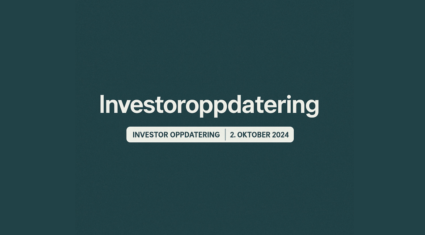 investoroppdatering 