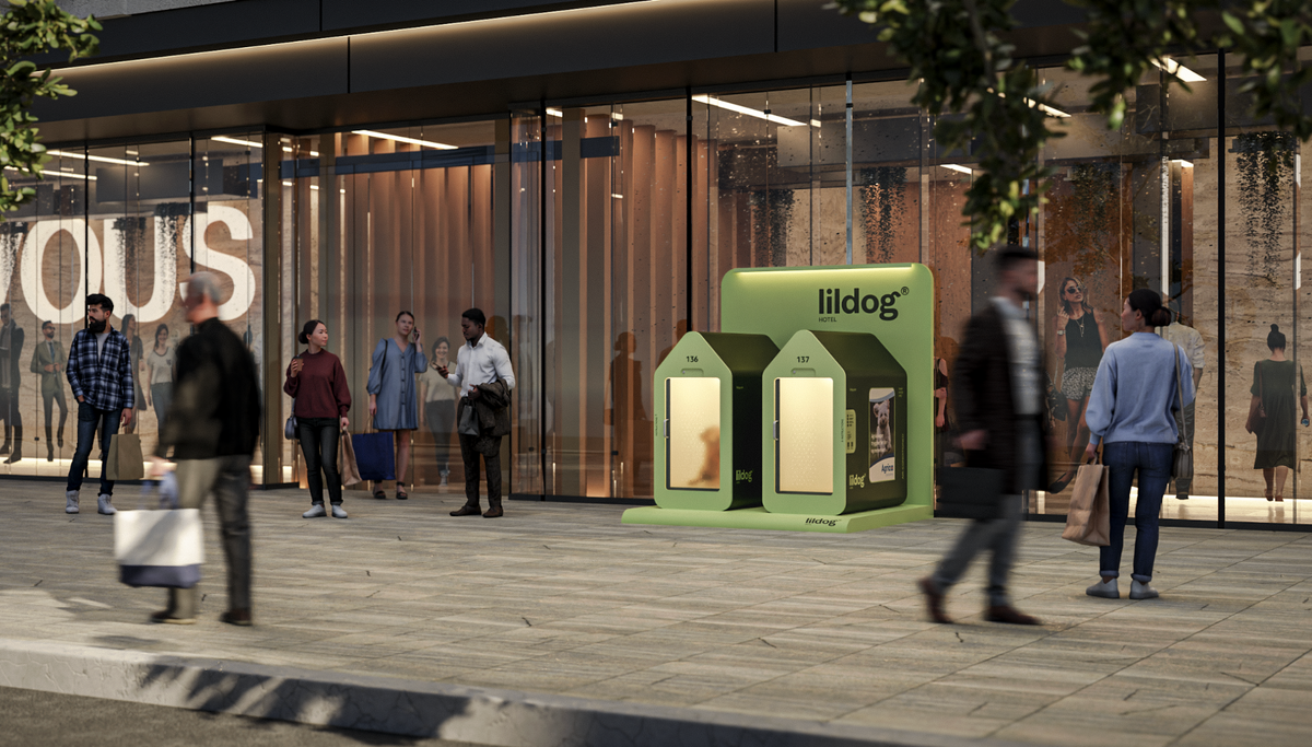 Lildog Hotel: Et eget sted for hunden mens du handler