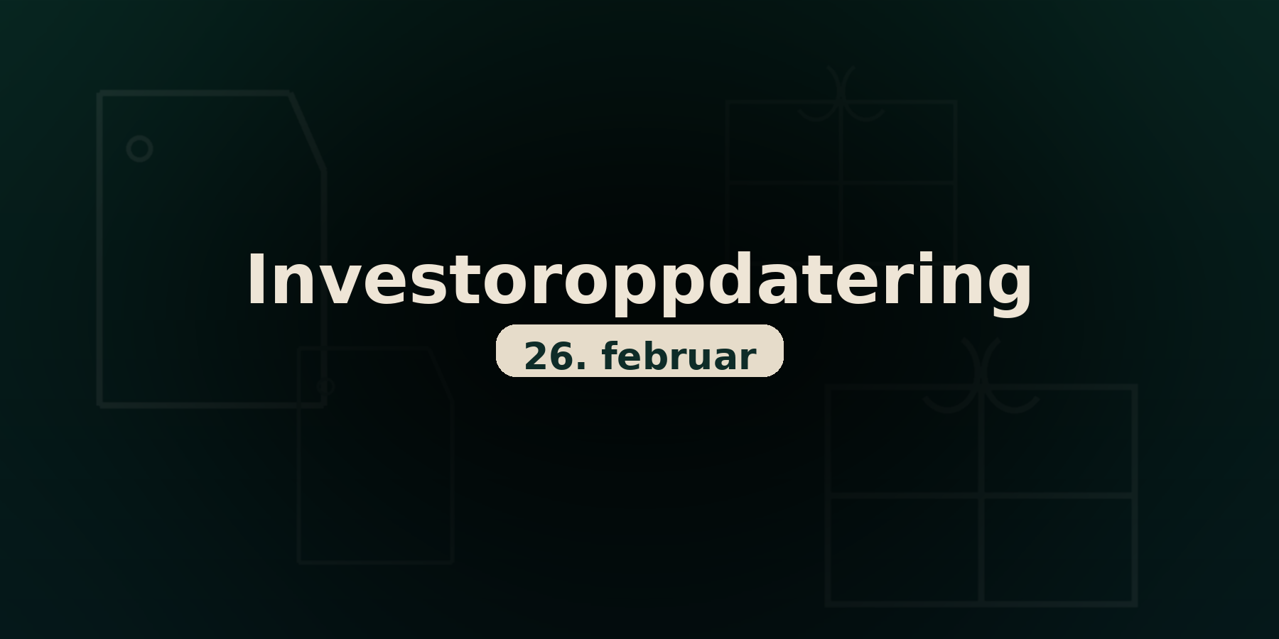 Investoroppdatering februar