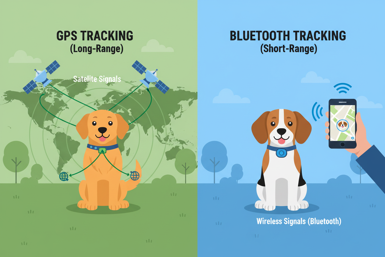 gps for dogs vs bluetooth tracking for dogs